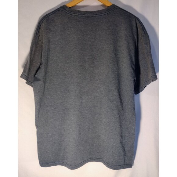 Volcom Logo Men's Short Sleeve T-Shirt Blue With Yellow Graphic XL - Picture 2 of 7